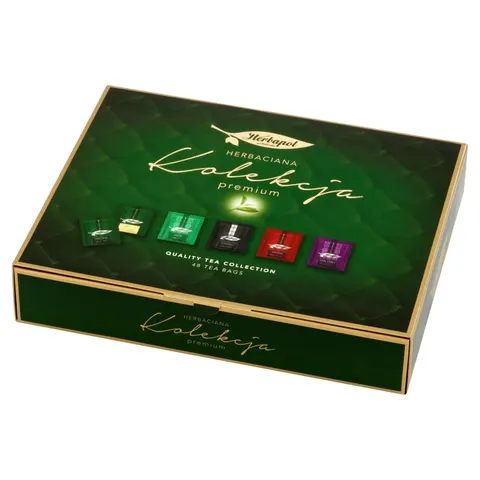 Kolekcja herbat Herbapol Premium 48szt. - Zielona