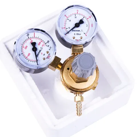 Reduktor Butlowy AR-CO2 MINI 2 Manometry do Argonu CO2 lub Mieszanki Ar/CO2