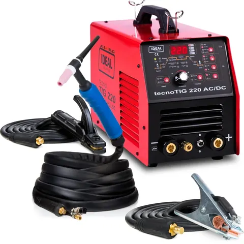 Spawarka Inwertorowa Ideal Tecno TIG 220 AC DC Puls + Uchwyt