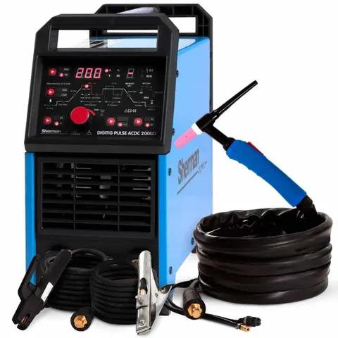 Spawarka inwertorowa TIG Sherman DIGITIG 200 GD AC DC Puls