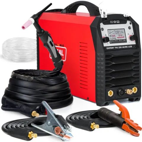 Spawarka Inwertorowa Ideal Expert TIG 220 AC DC Puls LCD