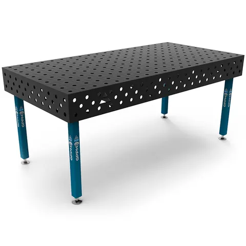 Stół Spawalniczy Na Stopach GPPH ECO Fi28 100x100 - 2000 x 1000 mm