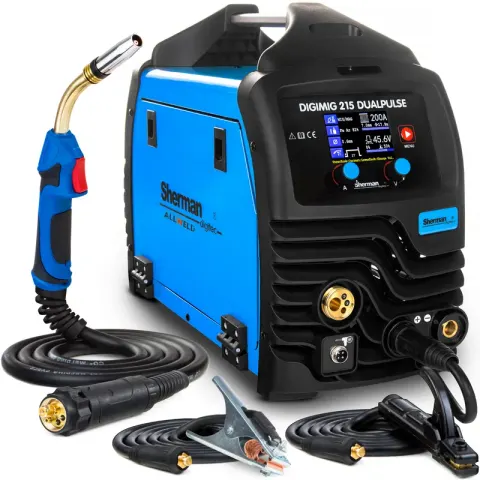 Spawarka Migomat Sherman MIG Digimig 215 LCD Dual Puls Synergia