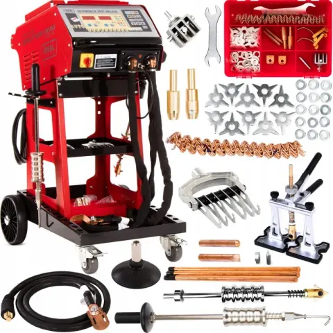 Ideal Tecno Spotter Zgrzewarka 8000 Digital do napraw blacharskich + Quick Puller