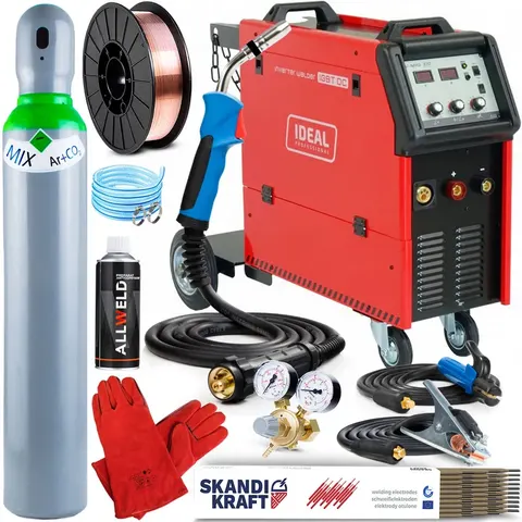 Spawarka Migomat Ideal V-MIG 370 4x4 PRO MMA Zestaw #1