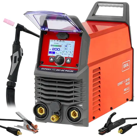 Spawarka inwertorowa Ideal Expert TIG 201 DC Pulse Pro3.5 LCD