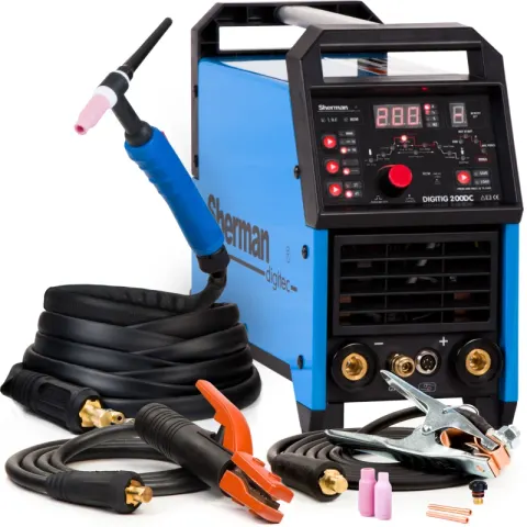 Spawarka inwertorowa Sherman DIGITIG 200 DC Z PULSEM - TIG HF I LIFT
