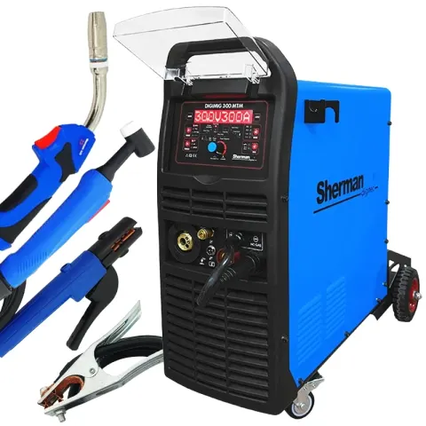 Spawarka Migomat Sherman DIGIMIG 300 MTM 4R - Migomat 3w1 na 400V