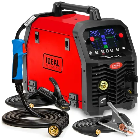 Spawarka Migomat Ideal Tecno MIG 224 Synergic LED 4x4