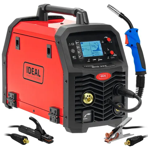 Spawarka migomat Ideal TECNO MIG 205 LCD 4x4