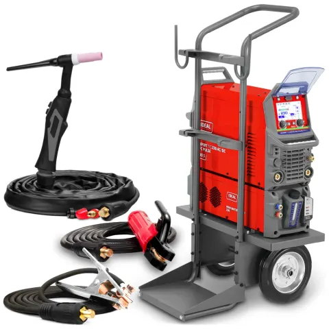 Spawarka Ideal EXPERT TIG 230 AC DC PFC PULSE Pro 5 LCD W z Chłodnicą