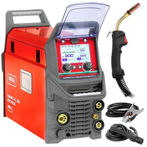 Spawarka Migomat Ideal Expert MIG 220 PFC Pulse Pro5 LCD