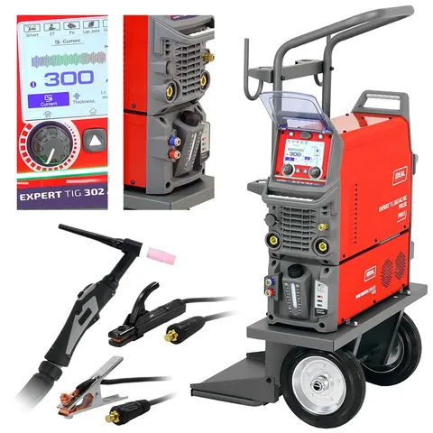 Spawarka inwertorowa Ideal Expert TIG 302 AC/DC Pulse Pro5 LCD