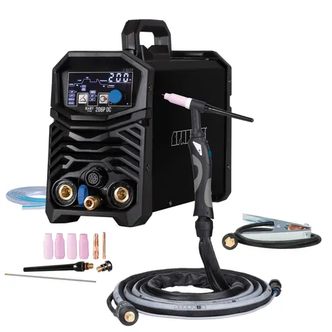 Spawarka TIG 200 Spartus Easy 206P DC z pulsem - pakiet z uchwytem 4m