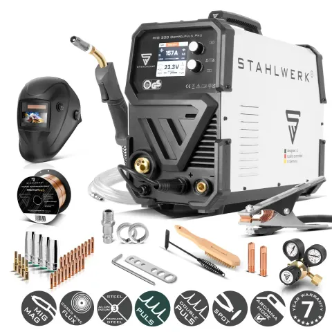 Stahlwerk Mig Mag 200 Double Pulse Pro Synergia AK25 | 7 Lat Gwarancji