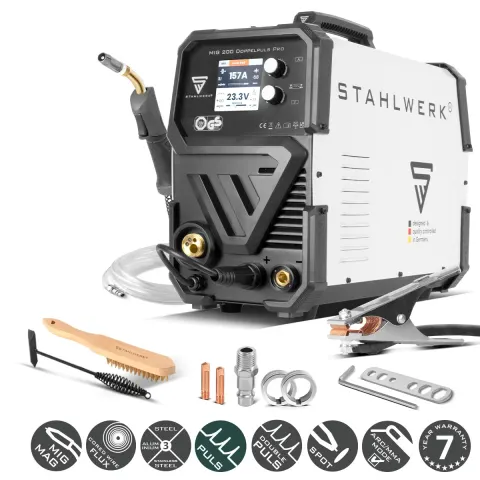 Stahlwerk MIG 200 Double Pulse Pro, Spawarka do aluminium 200A