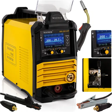 Spawarka Magnum MIG 224 S-DP Dual Puls Synergia, SPOT, VRD