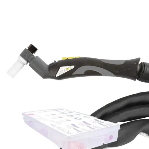 Uchwyt TIG SPARTUS Pro 250RA 8m (Główka 9-90R) - Pakiet X | Wtyk SPARTUS