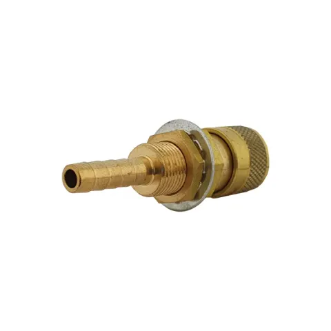 Gniazdo Szybkozłącza Panelowe R21 na Króciec 6,0 mm - do Gazu | Wtyk 9 mm