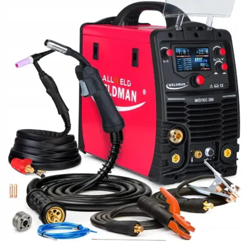 Spawarka Migomat Weldman MIG TEC 200 Synergy LCD + Uchwyt TIG