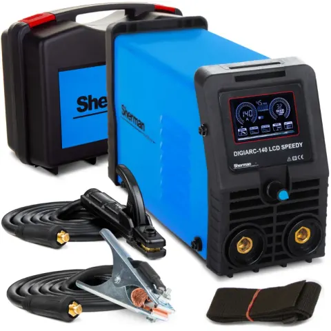 Spawarka Sherman DIGIARC 140 LCD Speedy + Walizka