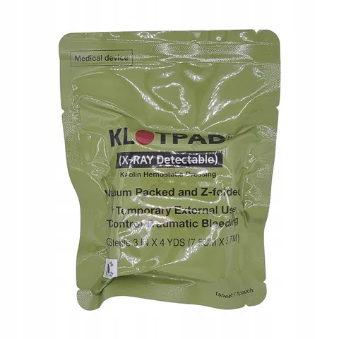 Opatrunek hemostatyczny militarny KLOTPAD Z-FOLD
