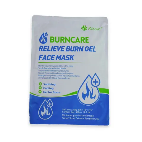 Opatrunek hydrożelowy Roosin Burncare 30x40 cm (twarz)
