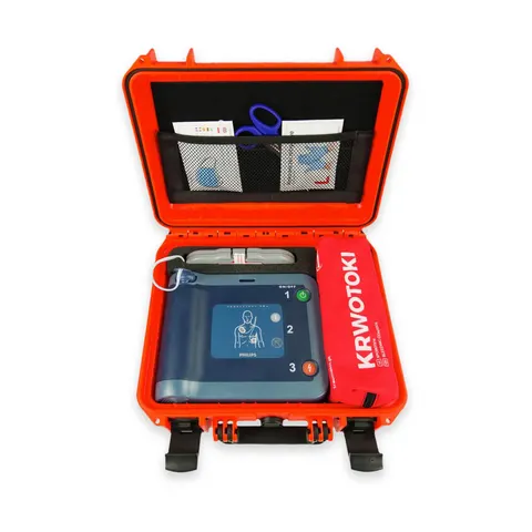 Defibrylator Philips Heartstart FRx w walizce ochronnej PANARO