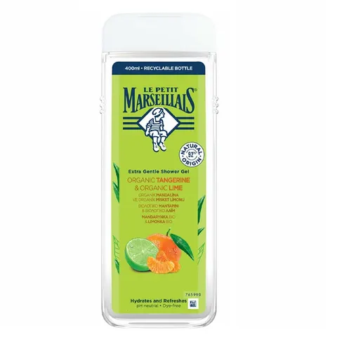 LE PETIT MARSELLAIS Żel pod prysznic Mandarynka i Limonka 400 ml