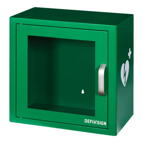 Uniwersalna Szafka Wewnętrzna DefiSign Zielona AED