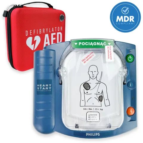 Defibrylator AED Philips HS1 w torbie