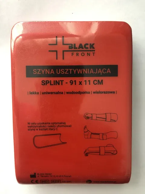 Płaska szyna usztywniająca typu SPLINT 91 x 11cm BF