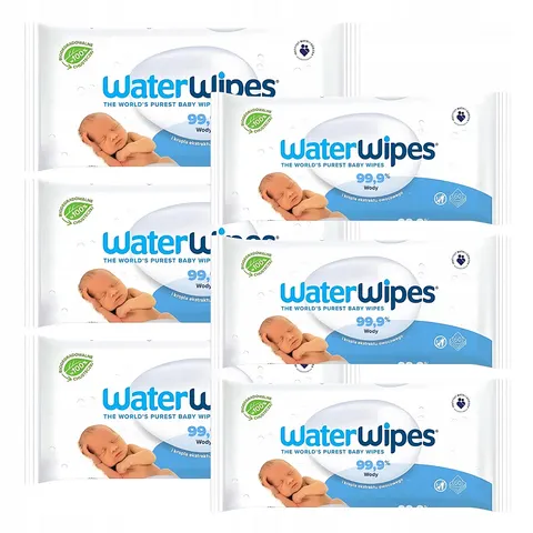 WaterWipes UC - BIO chusteczki nawilżane dla dzieci 6×60szt