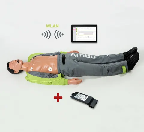 Fantom szkoleniowy Ambu Man Advanced z akumulatorem