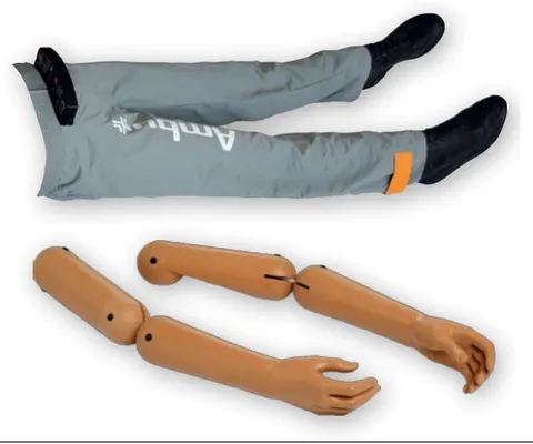 Zestaw kończyn do fantomów Ambu Man, Ambu Man Airway Man, Ambu Man Defib