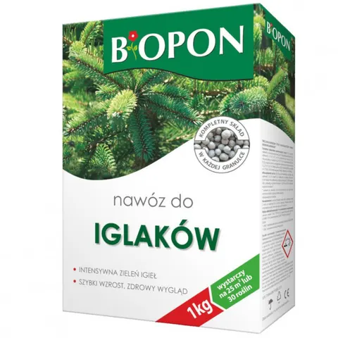 BIOPON Nawóz do iglaków granulat, 1 kg.
