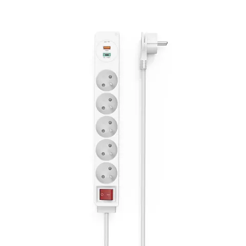 Hama LISTWA ZASILAJĄCA 5GN 2xUSB C/A