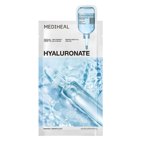 Mediheal Hyaluronate Essential Mask - Maska w płacie głęboko nawilżająca z kwasem hialuronowym 1 szt