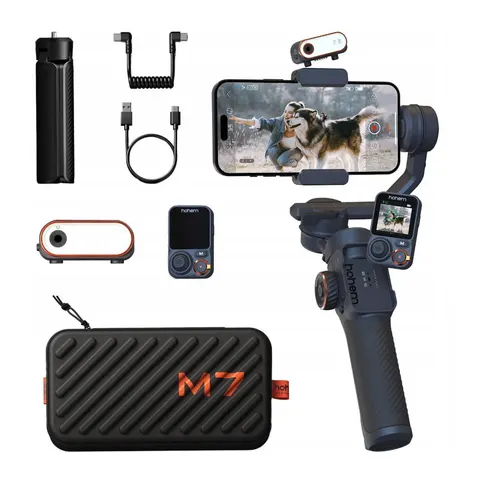 Stabilizator Gimbal Hohem iSteady M7 Lampa OLED Pilot do Telefonu Smartfona