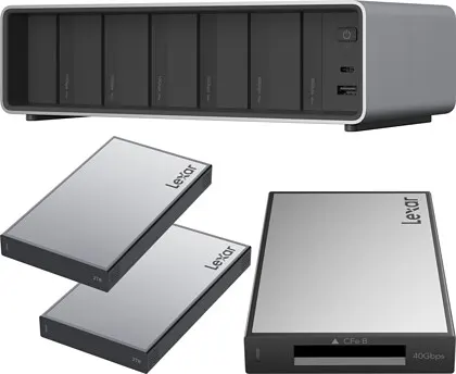 Lexar Professional Workflow Pro + 2x SSD 2TB + czytnik kart CFexpress Typ B