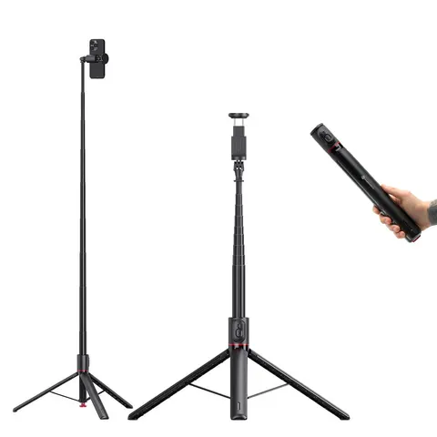 Uchwyt selfie stick z pilotem i statywem automatycznym FORCELL F170XL