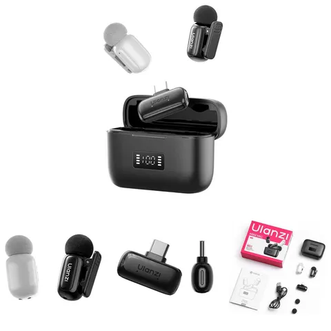 Podwójny Mikrofon bezprzewodowy Ulanzi A200 USB-C [czarny/biały]