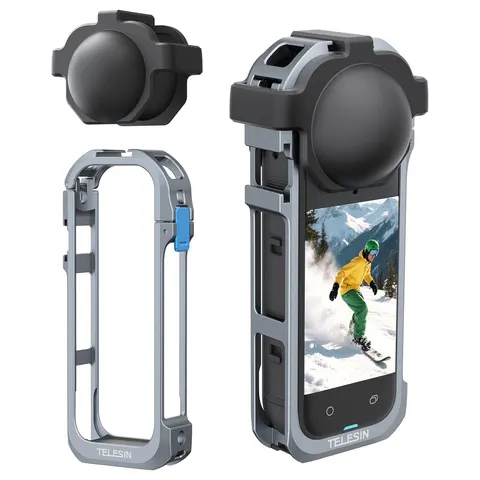 Ramka Klatka metalowa Telesin do kamer Insta360 X5