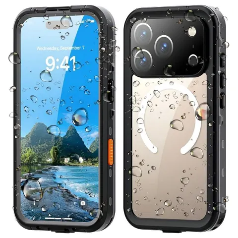 Futerał do iPhone 17 PRO MAX wodoodporny Shellbox zgodny z MagSafe czarny