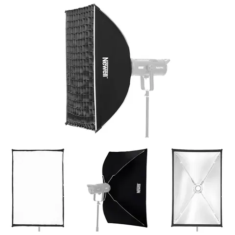 Softbox Prostokątny Newell 80x120 cm Bowens Grid Modyfikator Światła NL5376