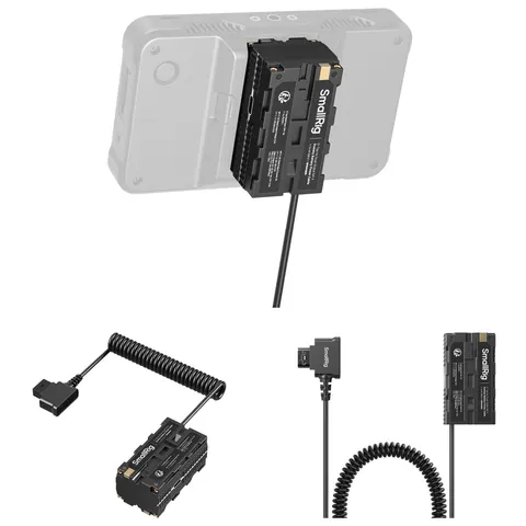 Kabel adapter zasilający SmallRig 4884 D-Tap na NP-F dummy battery USB-C