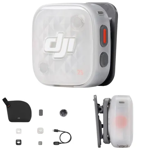 Nadajnik DJI Mic Mini 2S Mikrofon Bezprzewodowy Krawatowy Bluetooth 32-bit