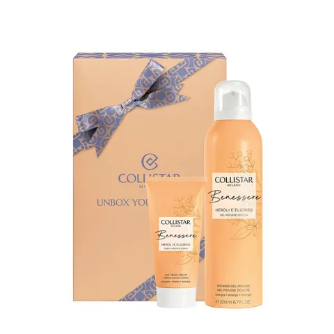 COLLISTAR SET (Shower GEL Mousee +Soft BODY Cream ) żel pod prysznic 200 ml