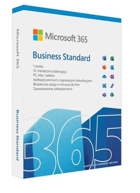 Microsoft 365 Business Standard PL P8 1Y Win/Mac Medialess Box