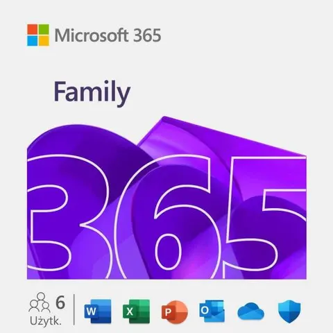 Microsoft ESD Microsoft 365 Family 1Y 6U Win/Mac 32/64bit AllLng DwnLd EuroZone